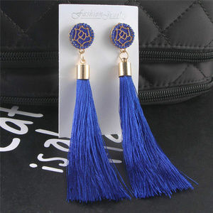 SALE ** BRAND NEW ** Beautiful Blue Tassel Earrings